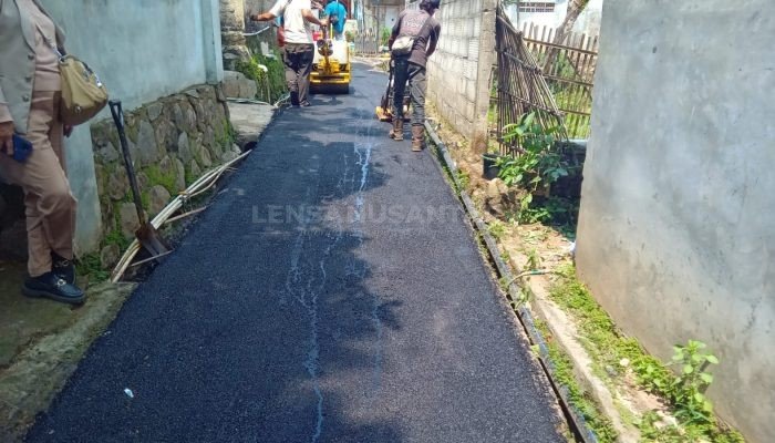 Desa Pasawahan Terus Memajukan Infrastruktur Demi Memajukan Perekonomian Warga