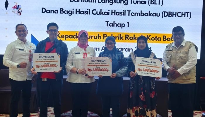 Dinsos Kota Batu Salurkan BLT DBHCHT untuk 182 Buruh Pabrik Rokok