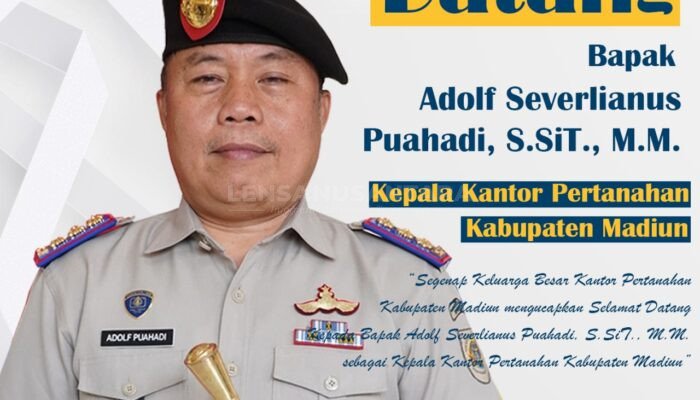 Kantor Pertanahan Kabupaten Madiun Sambut Kepala Kantor Baru