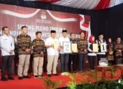 KPU Tanggamus Tetapkan Dua Paslon Bupati dan Wakil Bupati
