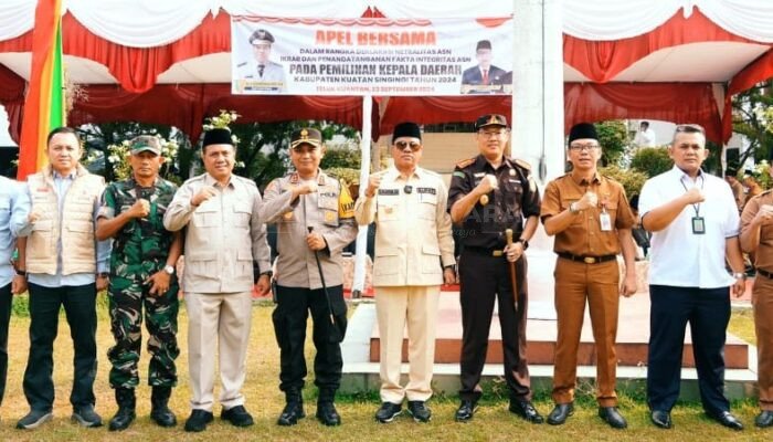 Hadiri Deklarasi Netralitas ASN, Bupati Kuansing : Mari Jaga Demokrasi dengan Baik