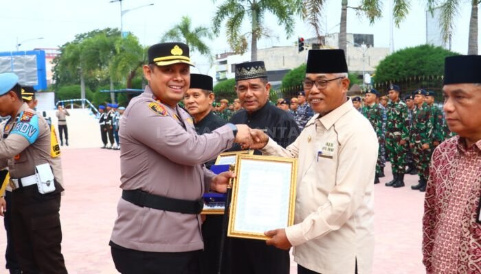 Polres Dumai Laksanakan Apel Pengamanan Pilkada 2024