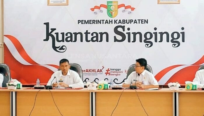 Hari Pertama Kerja, Pjs. Bupati Kuansing Gelar Rakor dan Silaturahmi dengan Perangkat Daerah