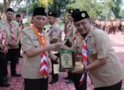 Camat Kota Kisaran Timur Mengikuti Upacara Peringatan Pramuka ke-63 Tingkat Kwartir Cabang Gerakan Pramuka Asahan Tahun 2024