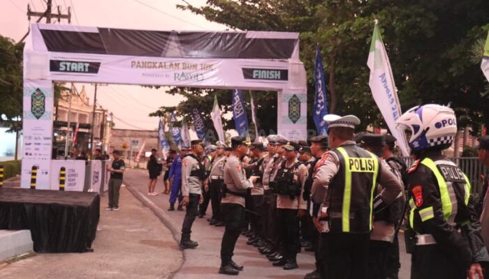 Kapolres Kobar Kerahkan Personel untuk Amankan Kegiatan Jalan Santai dan Pangkalan Bun 10K