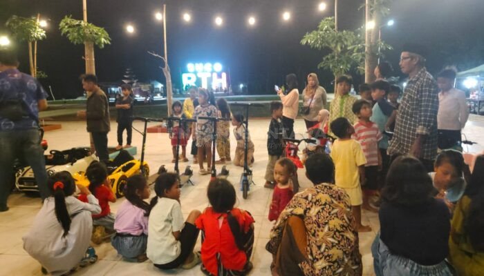 RTH Desa Suco Jember Miliki Wahana Bermain Anak-anak Ini Tarifnya