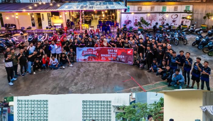 Semangat Satu Hati Komunitas Sepeda Motor Honda Samarinda Menuju Honda Bikers Day 2024