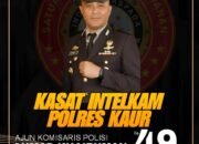 SMSI Bengkulu Nobatkan AKP Ahmad Kahiruman Sebagai Kasat Intelkam Polres Kaur Terbaik