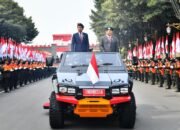 Jokowi Hadiri Apel Kesiapan Pengamanan Pelantikan Presiden dan Wakil Presiden 2024