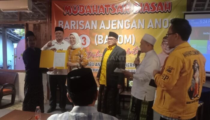 Barisan Ajengan Anom Siap Dukung Hj. Anne Ratna Mustika dan H. Budi Hermawan