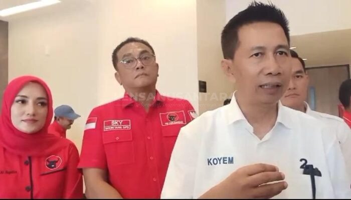 Calon Gubernur Kalteng Nomor 02 Nadalsyah Koyem Hadiri Rakercabsus PDI Perjuangan di Kotawaringin Barat