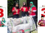 IKA PMII Unesa Sumbang 5.000 Kaos Bentuk Dukungan Penuh Paslon Sujatno-Ida di Pilkada Magetan