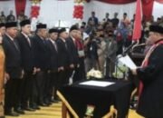 Sidang Paripurna Pelantikan 45 Anggota DPRD Kabupaten Kampar Masa Jabatan 2024-2029