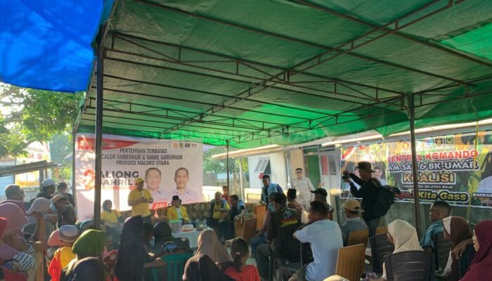 Paslon AM-SAH Blusukan dan Tatap Muka dengan Masyarakat di Wilayah Pesisir Halmahera Selatan