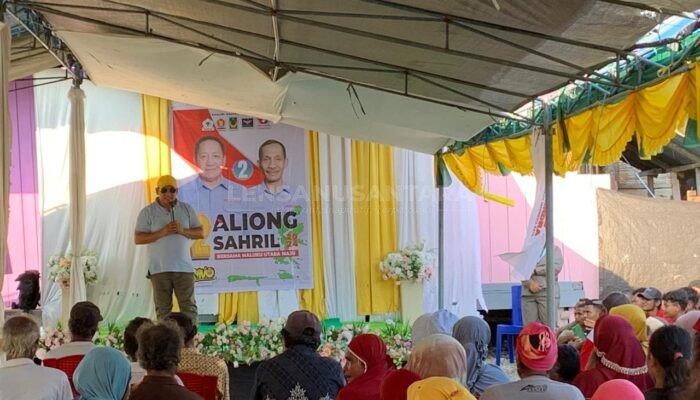 Disambut Ribuan Warga Desa Kukupang, AM-SAH Serap Aspirasi Warga Setempat