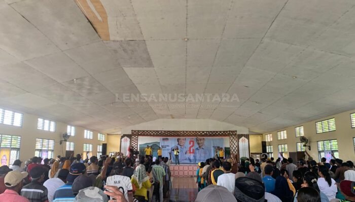 Kampanye Terbatas dan Dialog Bersama, AM-SAH Disambut Ribuan Masyarakat Desa Togawa