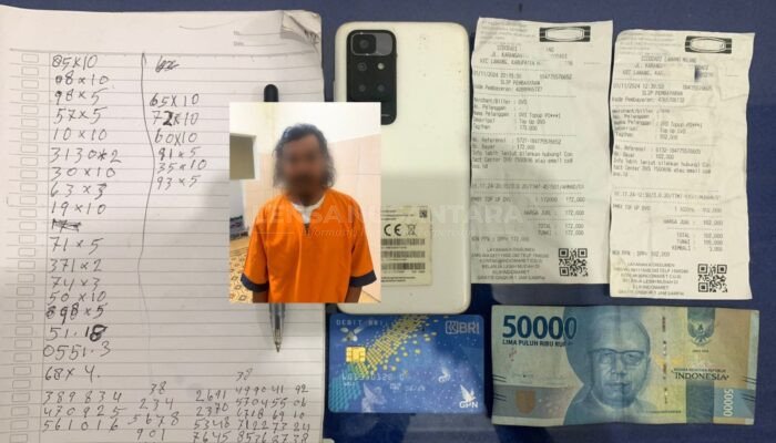 Terungkap! Pengepul Judi Online Beromzet Jutaan Dibekuk Polres Malang