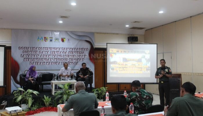 Kodim 0824/Jember Dukung Peningkatan Kapasitas SDM Lembaga Perlindungan Anak