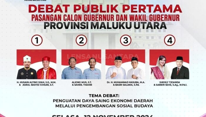 Debat Perdana Pilkada Maluku Utara, Jubir AM-SAH Sebut Sherly Tjoanda Gugup Saat Paparkan Visi Misi