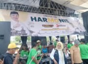 Ribuan Relawan dan Simpatisan dari Penjuru Kabupaten Madiun Ramaikan Kampanye Akbar HARMONIS di Gudang Tentrem