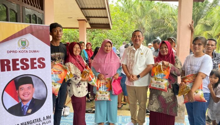 Junjung Mangatas Simorangkir Anggota DPRD Dumai dari Fraksi Gerindra Serap Aspirasi Warga Kecamatan Bukit Kapur