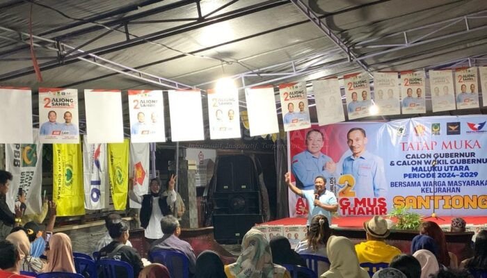 Blusukan di Kampung Halaman Sendiri, Aliong Mus Target Menang 60 Persen