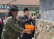 Tepat Hari Pahlawan, Santoso lakukan Peletakan Batu Pertama Pemasangan Relief Supriadi di Monumen PETA