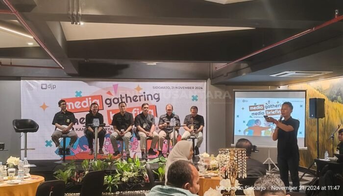 DJP Jawa Timur II Gelar Media Gathering, Sinergi Bersama Media untuk Penuhi Target Penerimaan Pajak 2024