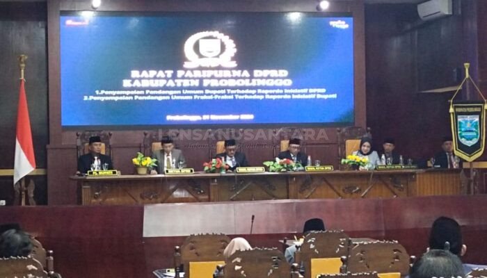 Pj Bupati Probolinggo Sampaikan Pandangan Umum Terhadap Raperda Inisiatif DPRD