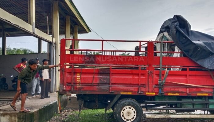 Mesin Pembuatan Hilirisasi Karet Tiba di Desa Titian Modang Kopah