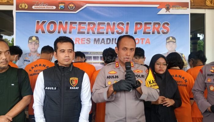 Polres Madiun Kota Ungkap Kasus Judi Online dan TPPO, Dukung Program 100 Hari Asta Cita Presiden Prabowo