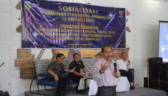 Tingkatkan Kesadaran Generasi Muda, Diskominfo Jepara Kembali Gelar Sosialisasi Bidang Cukai