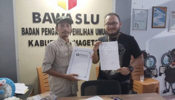 Soroti 16 TPS, Pemuda Magetan Laporkan Dugaan Pelanggaran Pilkada ke Bawaslu