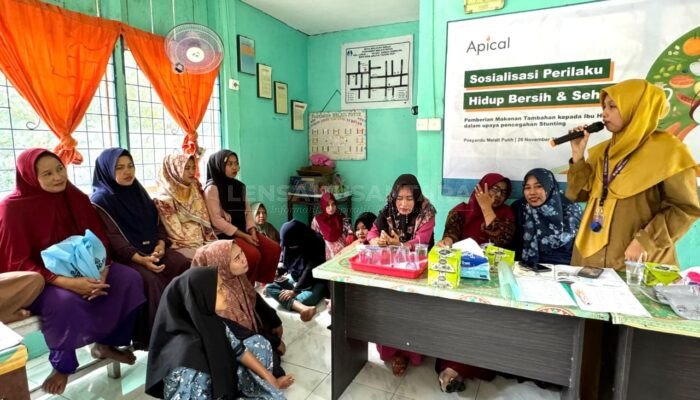 Apical Dumai Laksanakan Sosialisasi PHBS serta Pemberian Makanan Tambahan untuk Ibu Hamil dalam Upaya Pencegahan Stunting