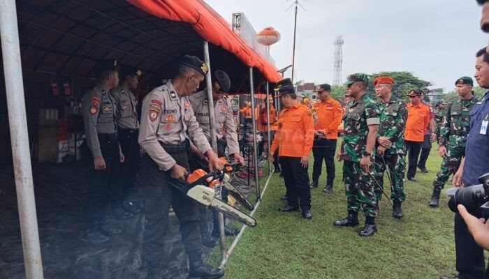 Gelar Apel Kesiapsiagaan Bencana Hidrometeorologi 2024, Pemkab Madiun Siap Hadapi Musim Hujan