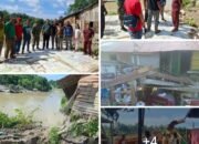 Camat Kota Kisaran Timur Tinjau Rumah Warga Yang Rusak Akibat Erosi Tanah
