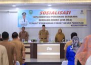 Bupati Pasaman Buka Sosialisasi Implementasi Perizinan Berusaha Berbasis Risiko