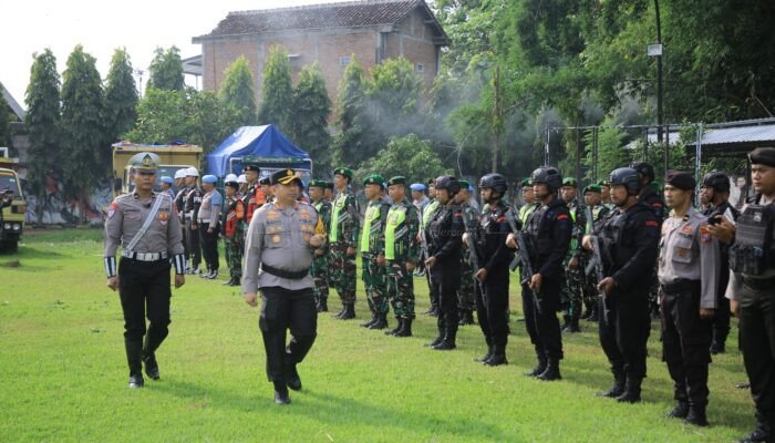 Apel Gelar Pasukan Operasi Lilin Semeru 2024, Polres Madiun Siap Kawal Nataru