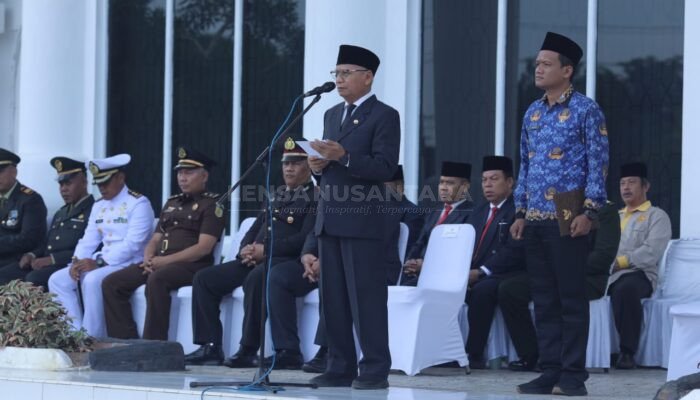 Bupati Asahan Pimpin Apel Bela Negara