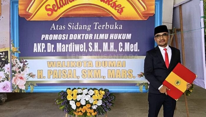 Kanit 3 Ditresnarkoba Polda Riau Berhasil Selesaikan Gelar Doktor Ilmu Hukum dengan Hasil Terbaik