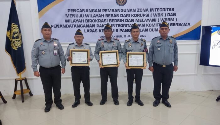 Lapas Pangkalan Bun Siap Wujudkan Zona Integritas 2025 dengan Pakta Integritas