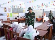 Satgas TMMD 123 Bondowoso Turun ke Sekolah, Bantu Mengajar dan Tanamkan Jiwa Kebangsaan