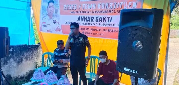 Anggota DPRD Kabupaten Bulukumba Anhar Sakti Reses di Desa Polewali
