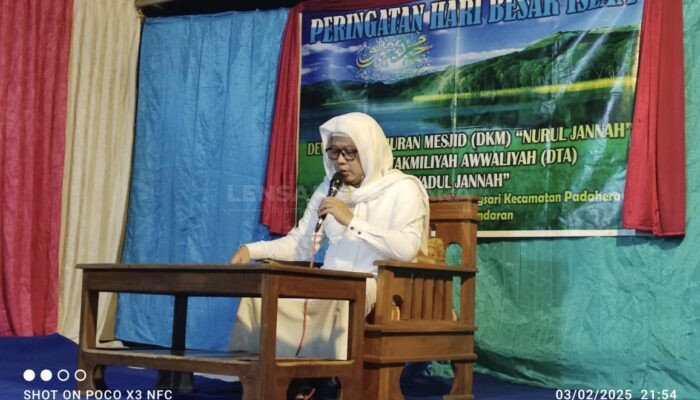 PHBI Isra Mikraj di Nurul Jannah Padaherang Pangandaran Berjalan Khidmat