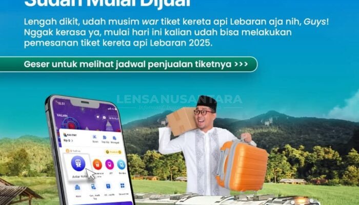 KAI Buka Pemesanan Tiket Lebaran 2025, Masyarakat Diimbau Segera Membeli