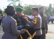 Menjelang Bulan Ramadhan 1446 H dan Menyabut Hari Raya Idul Fitri, Polres Kaur Mengelar Apel Pasukan