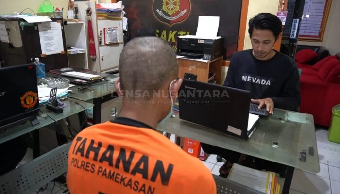 Pencuri Kotak Amal Masjid Nurul Huda Desa Trasak Pamekasan Ditangkap, Pelaku Lain Diburu