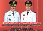 Ucapan Selamat atas Pelantikan H Moh Saleh Asnawi dan Agus Suranto Sebagai Bupati dan Wakil Bupati Tanggamus