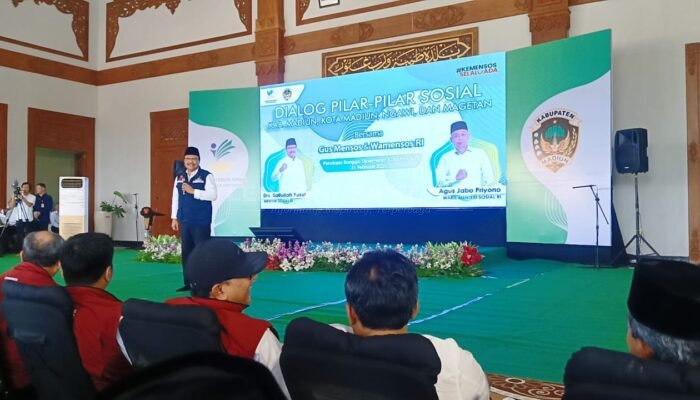 Wabup Madiun Dampingi Mensos Dalam Dialog Bersama Pilar-pilar Sosial