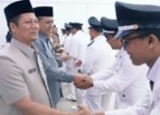 Lantik 114 Pj Kades, Wabup Kuansing Berharap Dengarkan Aspirasi Masyarakat